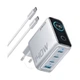 Сетевое зарядное устройство Anker Laptop GaN Charger Silver, 140W 3xUSB-C 1xUSB-A Display (B2697G41) + кабель USB Type-C - изображение 1