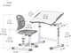 Комплект Evo-kids Стол + Стул Evo-03 Ergo Grey (Evo-03 Ergo G) - изображение 3