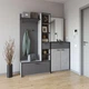 Прихожая Moreli KO-0002 1690x1880x380 мм Бетон тефра-Антрацит - изображение 1