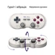 Бездротовий геймпад 8BitDo SN30 Pro Bluetooth Gamepad Gray Classic Edition з ефектом Холла для Windows 10, 11, Android, Steam Deck - зображення 2