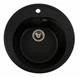 Кухонная мойка VALESO 510 LUNA матовая Черная (SP000047496) - изображение 1