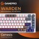 Клавиатура проводная GamePro Genesis Warden MK160P Outemu Swithes USB White-Grey - изображение 5