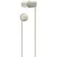 Наушники Sony WI-C100 Beige (WIC100C.CE7) - изображение 2