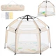Дитячий манеж Bambi MR 1512 Ivory Beige 146×127×110 см - зображення 4