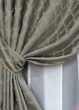 Комплект готових штор VR-Textil Жакард SAPFIR № 1755ш Сірий з бежевим 150х300 см 2 шт (33-0711) - зображення 5