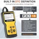 Автосканер MOTOPOWER MP69033 діагностичний автомобільний адаптер OBD-2 Yellow (R3866) - зображення 4