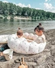 Дитячий надувний басейн Білий з лимончиками - зображення 9