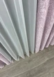 Комплект (2шт. 1,5х2,7м.) готовых штор из ткани софт. Цвет фуксия с белым. Код 1729ш 33-0648 - изображение 10