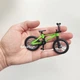 Пальчиковый велосипед BMX Donbful Металлический Фингербайк со сменными колесами Skatepark Fingerbike (Зеленый) - изображение 6