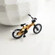 Пальчиковый велосипед BMX Donbful Металлический Фингербайк со сменными колесами Skatepark Fingerbike (Желтый) - изображение 6