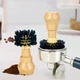 Щітка для очищення холдера / портафільтра від кави Coffee Brush пензлик / йоржик для кавоварки / кавомашини, 58 мм, бежевий (109526944) - зображення 3