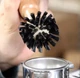 Щітка для очищення холдера / портафільтра від кави Coffee Brush пензлик / йоржик для кавоварки / кавомашини, 58 мм, бежевий (109526944) - зображення 6
