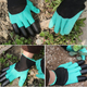 Садові рукавички з кігтями для городу GARDEN GLOVES (см11447) - зображення 7