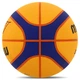 М'яч баскетбольний PU №6 MOLTEN Indoor (PU, жовтий-синій) (B33T5000_Жовтий-синій) - изображение 3