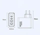 Мощное зарядное устройство Essager 100W GaN. Быстрая зарядка, 4 порта 2 x Type-C + 2 x USB-A Black - изображение 7