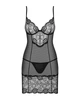 Сорочка Obsessive Alluria chemise & thong S/M - изображение 3