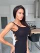 В’язана міні-сукня з відкритою спинкою 1027fr Simply Sexy чорний S - зображення 4