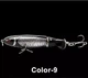 Воблер Topwater Пропбейт приманка 10 cm 13 g обертовий хвіст Color 9 - зображення 1