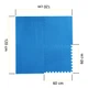 Мат-пазл (ласточкин хвост) Cornix Mat Puzzle EVA 120 x 120 x 1 cм XR-0237 Blue - изображение 2