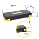 Степ-платформа 2-ступенчатая Cornix 68 х 28 х 10-15 см XR-0192 Black/Yellow - изображение 10