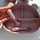 Прибори pre-spoon для годування, набір 2 шт дитячі силіконові, колір Бежевий - изображение 5