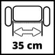 Вал аерації для скарифікатора Einhell GE-SC 36/35 Li, 35 см - изображение 3