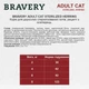 Bravery Herring Adult Cat Sterilized сухой корм для стерилизованных кошек, с сельдью 2 кг - изображение 5