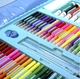 Дитячий набір для творчості і малювання Lesko Super Mega Art Set, "Чемодан творчості" у валізі. 208 предметів. Blue - зображення 2