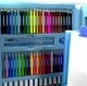 Дитячий набір для творчості і малювання Lesko Super Mega Art Set, "Чемодан творчості" у валізі. 208 предметів. Blue - зображення 4
