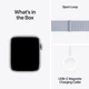 Смарт-часы Apple Watch SE GPS + Cellular 40mm Silver Aluminium Case with Blue Cloud Sport Loop (MXGE3QH/A) - изображение 7