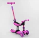 Самокат-велобег детский 3в1 трехколесный BS-26566 (4) Best Scooter, 3 колеса PU со светом, сиденья, амортизаторы, родительская ручка - изображение 1