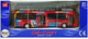 Autobus piętrowy Lean Toys z dźwiękiem i otwieranymi drzwiami 1:32 Czerwony (7323) (5908275998525) - obraz 1