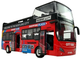 Autobus piętrowy Lean Toys z dźwiękiem i otwieranymi drzwiami 1:32 Czerwony (7323) (5908275998525) - obraz 3