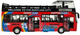 Autobus piętrowy Lean Toys z dźwiękiem i otwieranymi drzwiami 1:32 Czerwony (7323) (5908275998525) - obraz 4