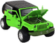 Auto terenowe Lean Toys metalowe z napędem frykcyjnym na baterie 1:32 Zielone (16292) (5905679078259) - obraz 5