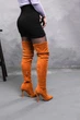 Ботфорты женские Fashion Wasp 3363 38 размер 24,5 см Горчичный 4228135 - изображение 7