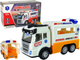 Ambulans autko Lean Toys na baterie ze światłem i dźwiękami (5392) (5905214979577) - obraz 2