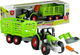 Traktor Lean Toys z otwieraną przyczepą 43 cm Zielony (3553) (5902808156536) - obraz 2