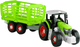 Traktor Lean Toys z otwieraną przyczepą 43 cm Zielony (3553) (5902808156536) - obraz 3