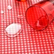 Скатерть 140х170 см с пятно и водоотталкивающей пропиткой IDEIA хлопок клеточка красная 4648105 - изображение 2