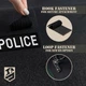 Набор шевронов 2 шт на липучке Police Полиция 9х25 см и 4,5х12,5 см, вышитый патч нашивка 4648842 - изображение 7