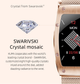 Smartwatch Kumi K18 Swarovski Gold (KU-K18/GD) (K18GD210106083) - Outlet - obraz 5