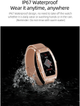 Smartwatch Kumi K18 Swarovski Gold (KU-K18/GD) (K18GD210106083) - Outlet - obraz 10