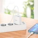 Адаптер сетевой HOCO Type-C to Lightning Cable Leader dual port(2C) charger C108A |2Type-C, 35W/3A, PD/QC| - изображение 4