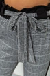 Женские укороченные брюки, в клетку с лампасами цвет Серый, 172R9314-1 4099196 - изображение 7