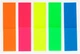 Упаковка пластиковых закладок H-Tone Neon с клейким слоем 45х12 мм 5 цветов 250 шт (JJ50323) - изображение 2