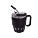 Термокухоль Coffee & Tea з трубочкою чорна HP-14-23B - зображення 2