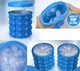 Силиконовое ведро форма заморозки льда для охлаждения напитков ice genie многоразовое ведерко - изображение 4