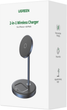 Bezprzewodowa stacja ładująca Ugreen CD317 2in1 Qi2 USB-C MagSafe Black (6957303896684) - obraz 4