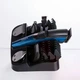 Машинка стрижки 8 в 1 акумуляторна VGR V-172 синій 600 мАг до 120 хвилин роботи 4 насадки набір з 3 тримерів та сіткова бритва - зображення 4